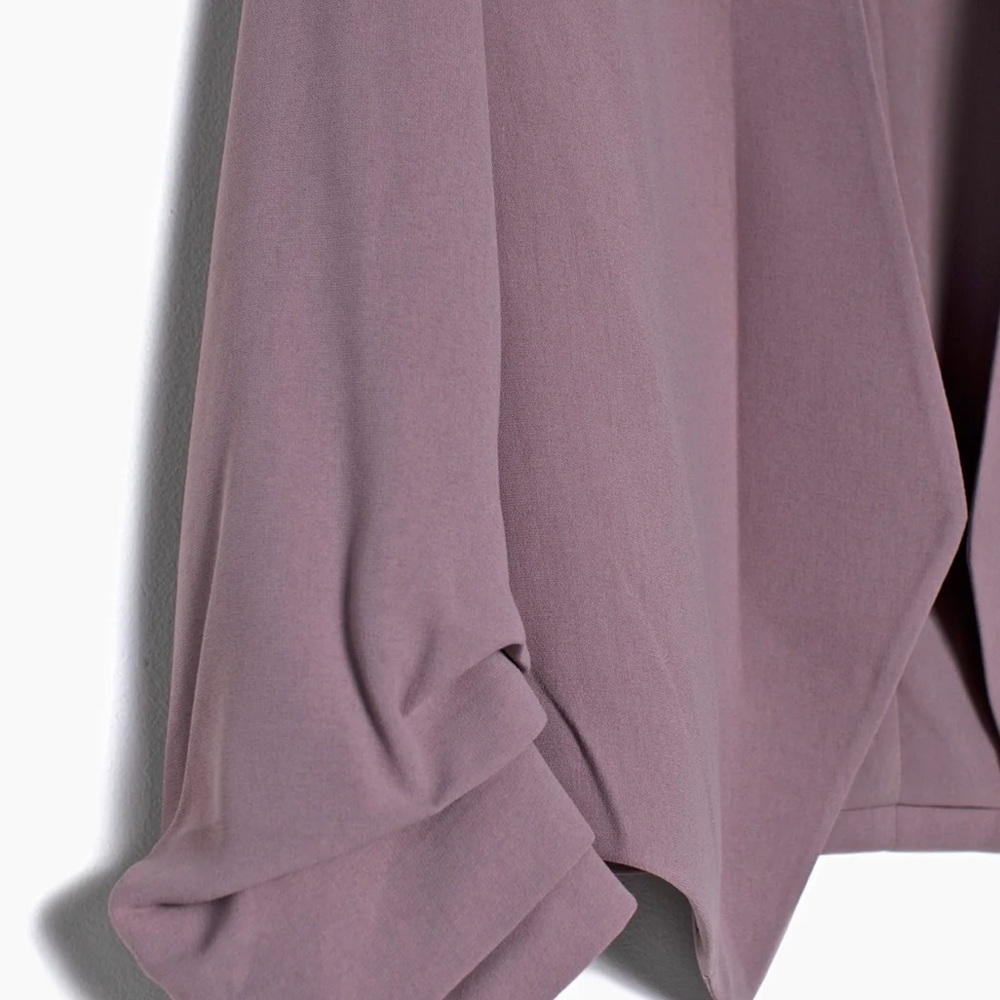 Lavender Open-Front Blazer - Picture 3 of 5